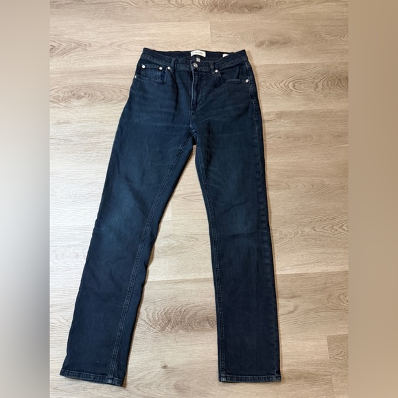 Frame Denim Denim - Frame Denim Modern Straight Jeans in Deep Blue